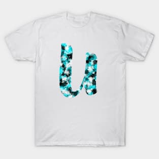 Paint Splash Letter U T-Shirt